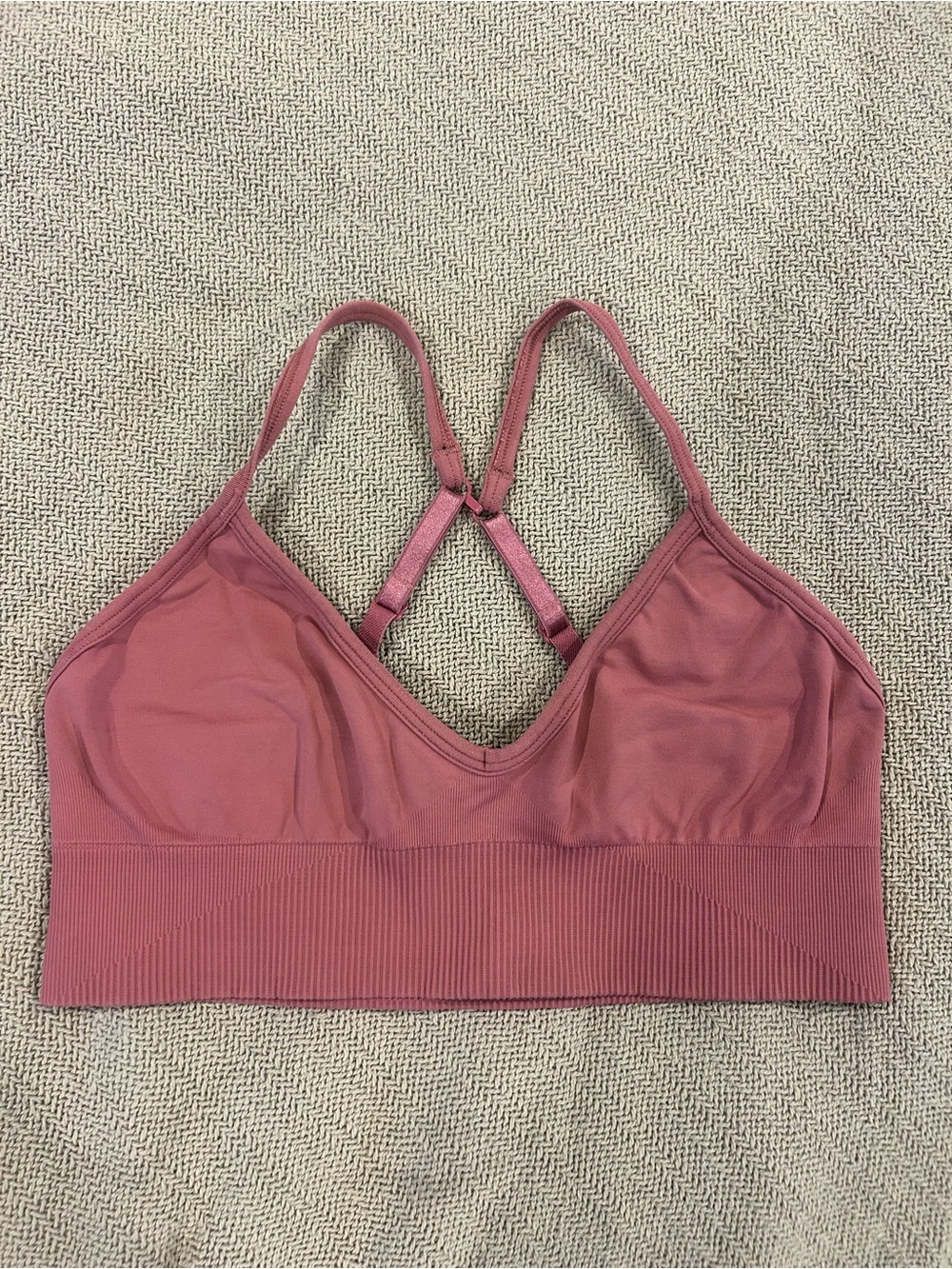lululemon athletica Crossback Bralette - Rosewood